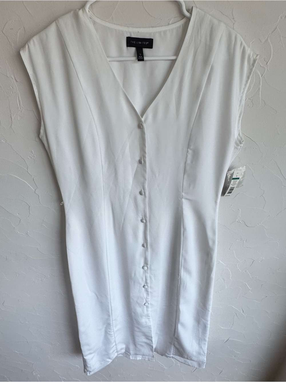 NWT The Limited White Midi Dress • Sofia Richie Inspired Minimalist Summer Dress